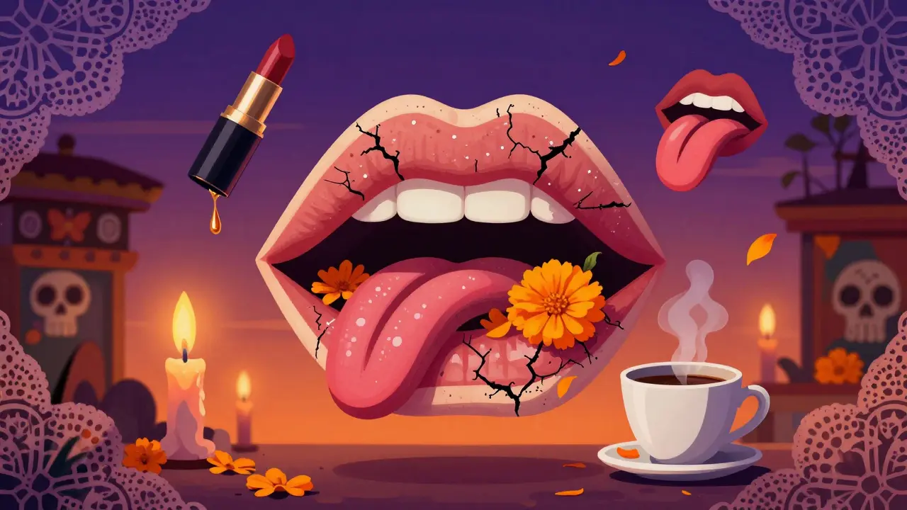 Ошибки в уходе за губами, которые делают их сухими: как исправить