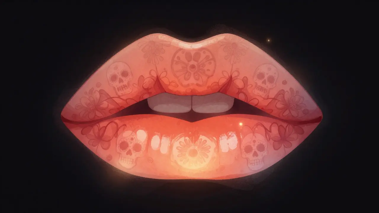 Как сделать эффект зацелованных губ: мягкая граница и тинт