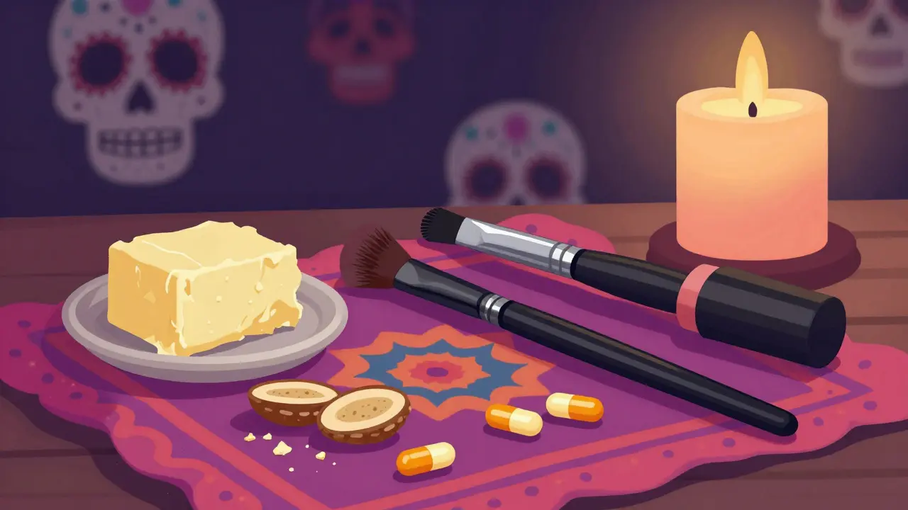 Кисти для губ и природные компоненты ухода