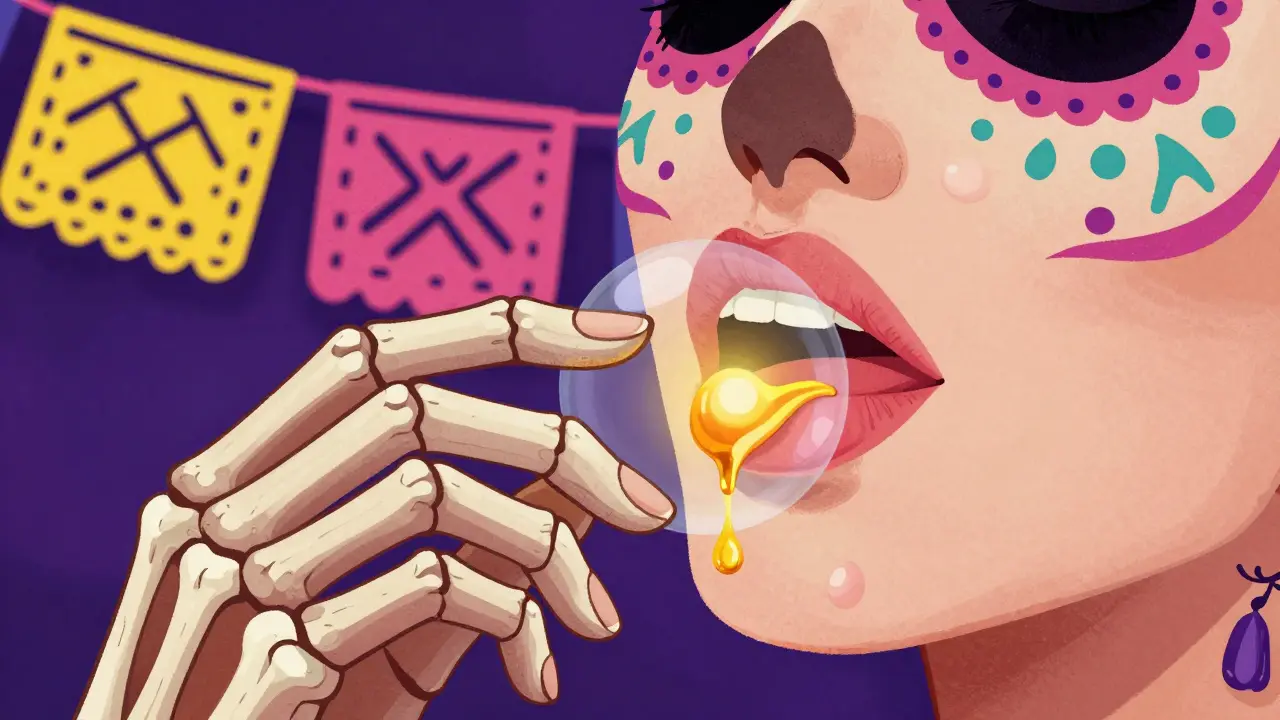 Масляный барьер защищает губы от пересыхания